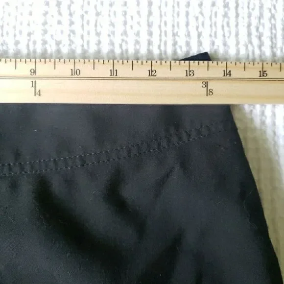 Express Design Studio Black A Line Circle Skirt Zip Back Women's Size 6 Y2K 90s - Picture 8 of 12